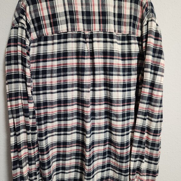 Beach Lunch Lounge beachlunchlounge Women's Plaid Flannel Button Down XL - Picture 5 of 6